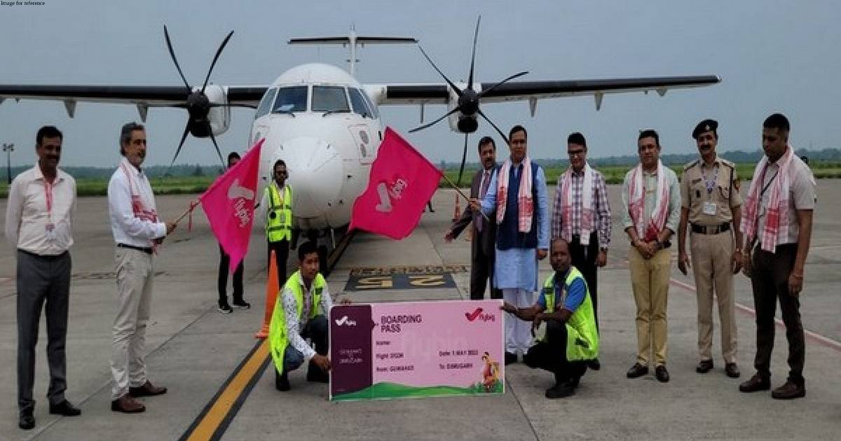 Assam tourism minister flags off first FlyBig flight from Guwahati to Dibrugarh